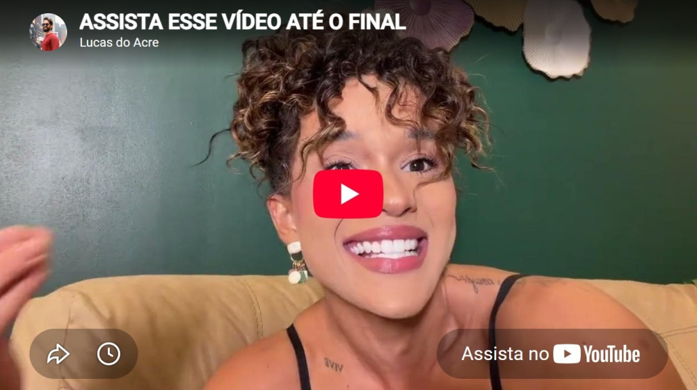 Iasmyne apresentando o MCE
